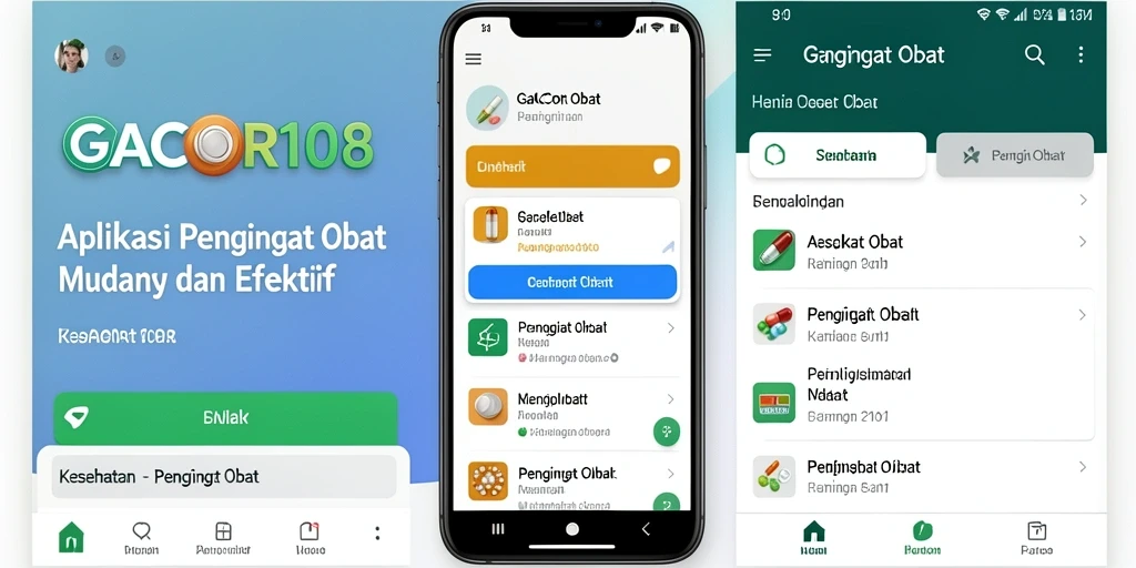 Tampilan antarmuka GACOR108 yang intuitif untuk pengingat obat.