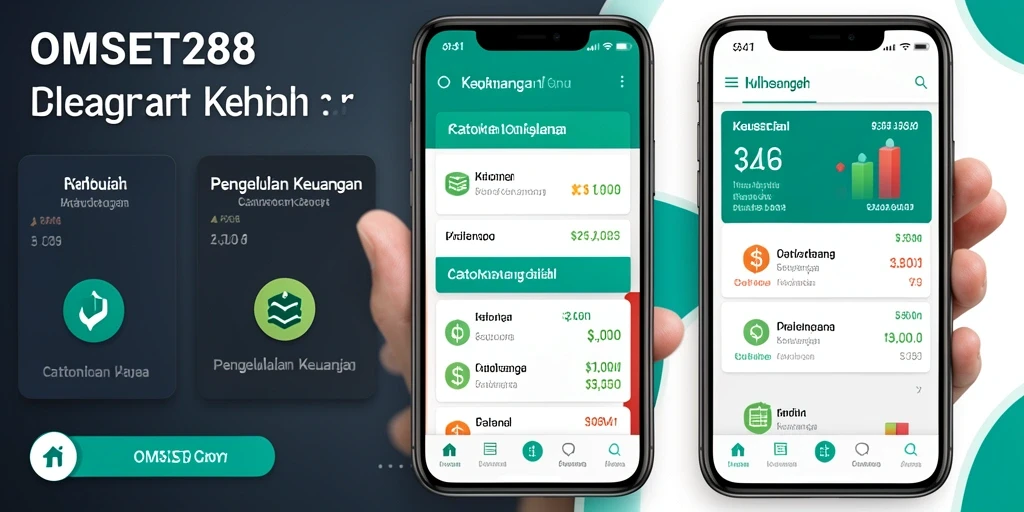 Antarmuka pengguna OMSET288 yang sederhana dan fungsional.